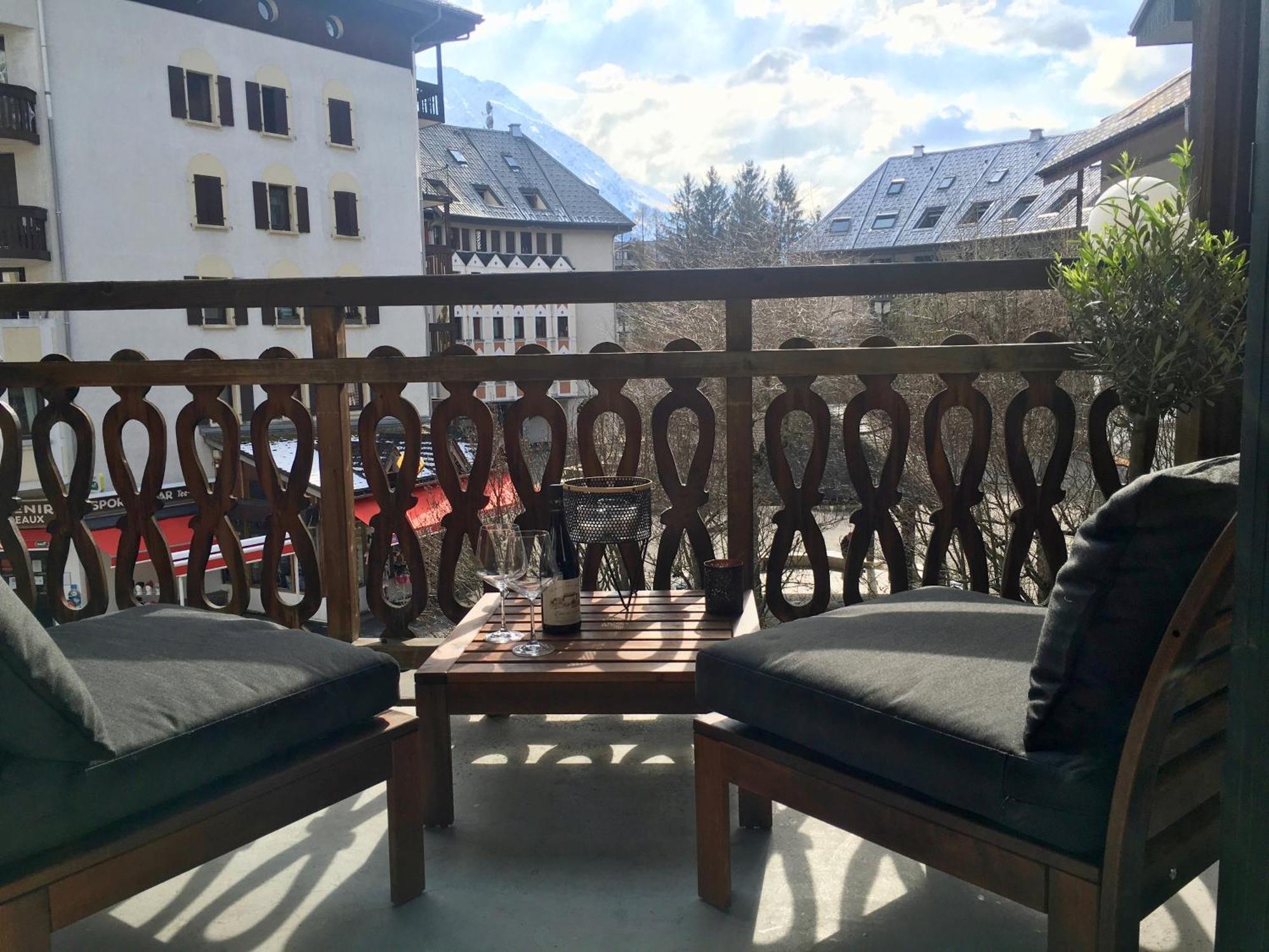 Chamonix Sud Studio With Mont Blanc Views Exterior photo